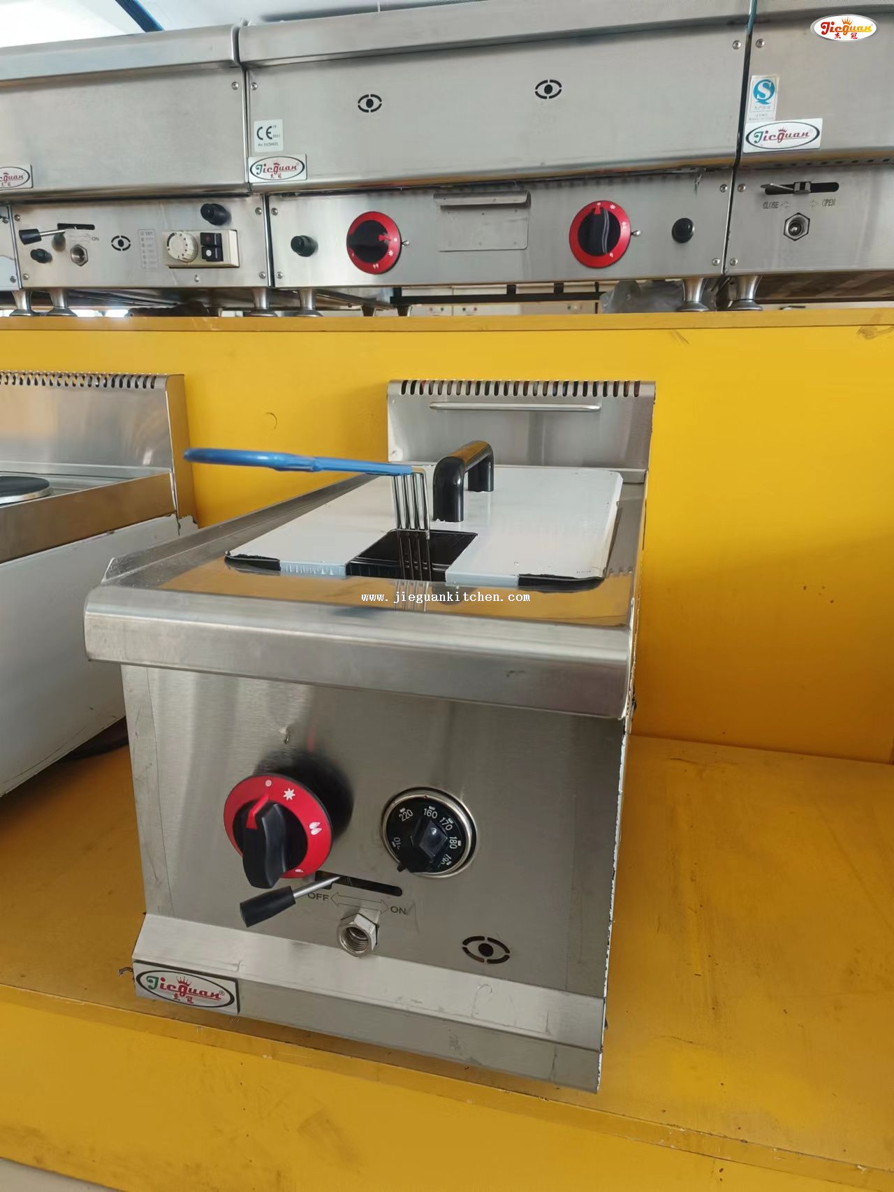 friteuse à réservoir unique gaz 14L