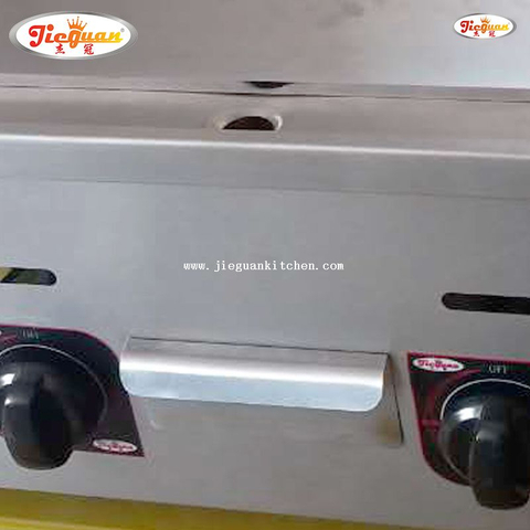 Plaque chauffante plate à gaz commerciale de 8MM