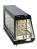 Vitrine chauffante en verre incurvé (certificat CE)