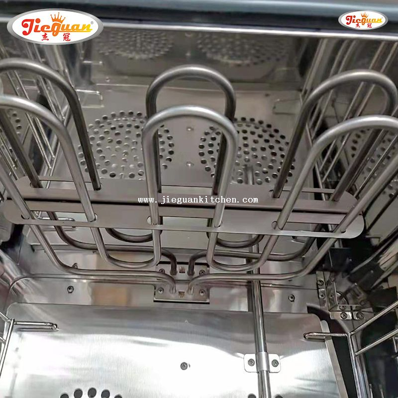 four à convection électrique perspective avec cuiseur vapeur