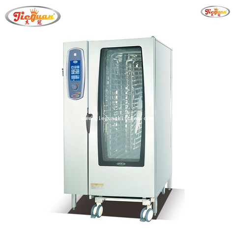  CE Combinaison Vapeur Cuisson SS Pan Comptoir Combi Comptoir Four ÉLECTRIQUE 40 plateaux Combi Four Vapeur Commercial