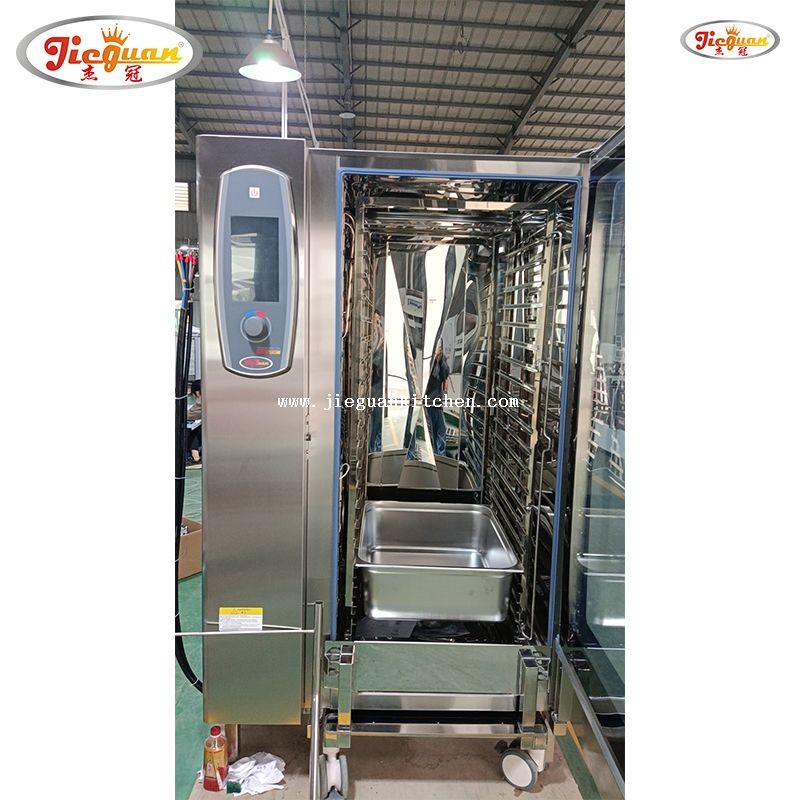  CE Combinaison Vapeur Cuisson SS Pan Comptoir Combi Comptoir Four ÉLECTRIQUE 40 plateaux Combi Four Vapeur Commercial