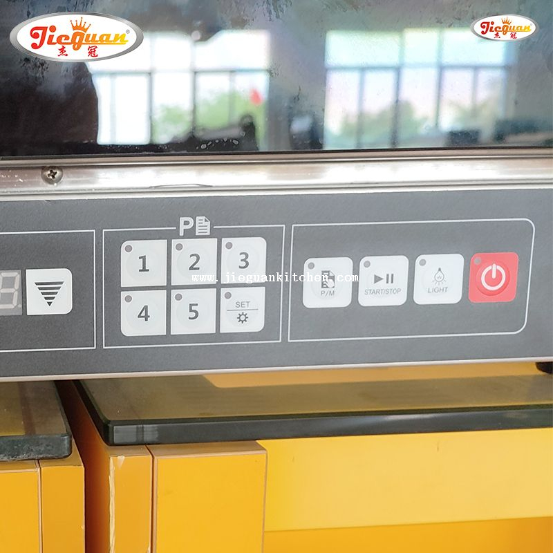 Four à convection numérique électrique commercial à 4 plateaux