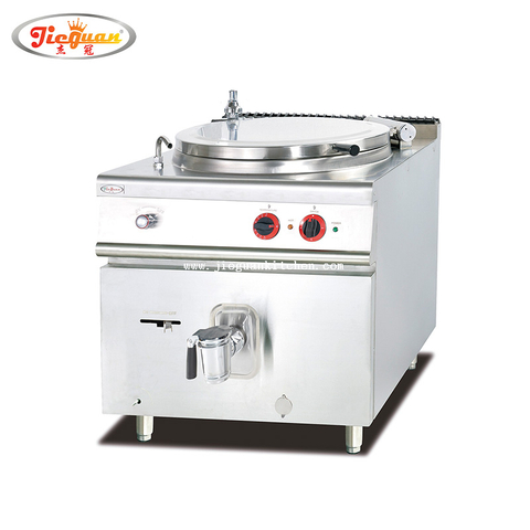 Bouilloire à soupe électrique commerciale de 140 L avec gaine 