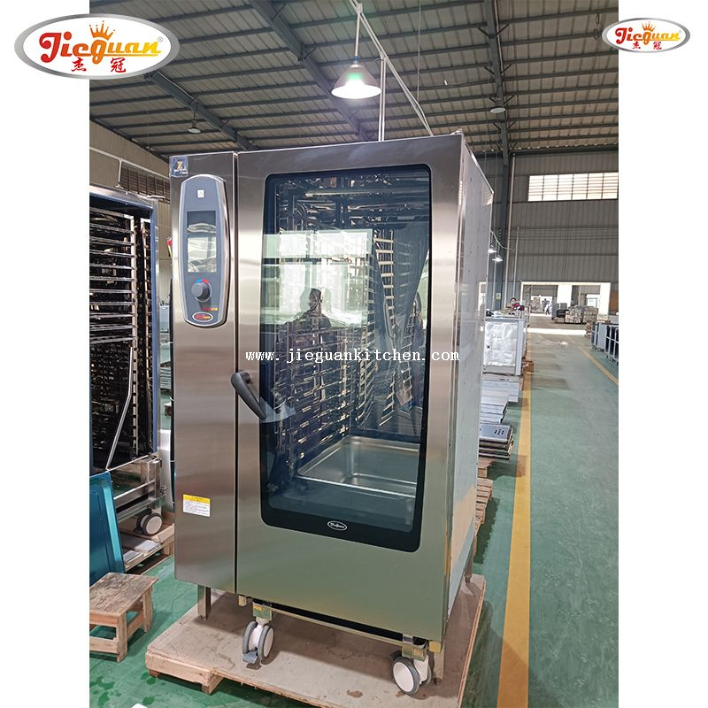  CE Combinaison Vapeur Cuisson SS Pan Comptoir Combi Comptoir Four ÉLECTRIQUE 40 plateaux Combi Four Vapeur Commercial