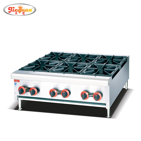 Cuisinière à gaz GPL 36' de style américain avec 6 brûleurs à Guangzhou