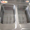 Friteuse gaz 14L avec 2 cuves 