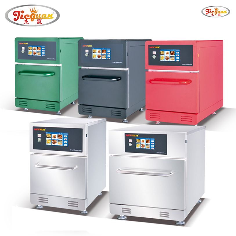Fabricant fabriqué en Chine 20L Cuisine commerciale 100 menus prédéfinis Four rapide avec micro-ondes