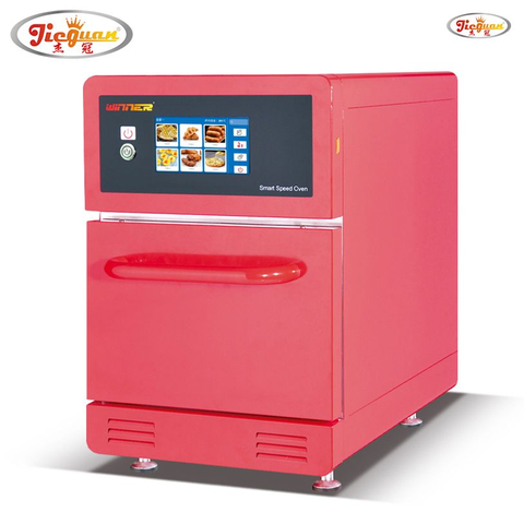 Fabricant fabriqué en Chine 20L Cuisine commerciale 100 menus prédéfinis Four rapide avec micro-ondes
